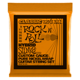 Ernie Ball Hybrid Slinky Classic Rock n Roll Pure Nickel Wrap Electric Guitar Strings 9-46 Gauge