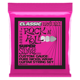 Ernie Ball Super Slinky Classic Rock n Roll Pure Nickel Wrap Electric Guitar Strings 9-42 Gauge
