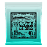 Ernie Ball Concert Nylon Ball End Ukulele Strings in Black