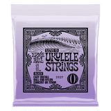 Ernie Ball Concert & Tenor Nylon Ball End Ukulele Strings Wound Low G - Black