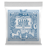 Ernie Ball Ernesto Palla Clear and Silver Nylon Classical Guitar Strings