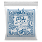 Ernie Ball Ernesto Palla Clear and Silver Nylon Classical Guitar Strings