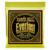 Ernie Ball Everlast Medium Light Coated 80/20 Bronze Acoustic Guitar Strings 12-54 Gauge