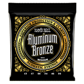 Ernie Ball Medium Aluminum Bronze Acoustic Guitar Strings 13-56 Gauge
