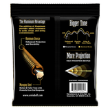 Ernie Ball Medium Aluminum Bronze Acoustic Guitar Strings 13-56 Gauge