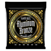 Ernie Ball Medium Light Aluminum Bronze Acoustic Guitar Strings 12-54 Gauge