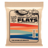 Ernie Ball Medium-Light Flatwound Electric Guitar Strings 12-52 Gauge