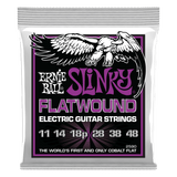 Ernie Ball Power Slinky Flatwound Electric Guitar Strings 11-48 Gauge