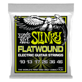 Ernie Ball Regular Slinky Flatwound Electric Guitar Strings 10-46 Gauge