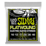 Ernie Ball Regular Slinky Flatwound Electric Guitar Strings 10-46 Gauge
