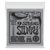 Ernie Ball Slinky Nickel Wound 9-String Electric Guitar Strings 9-105 Gauge