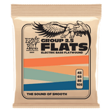 Ernie Ball Group 2.5 Stainless Steel Flatwound Electric Bass Strings 45-105 Gauge