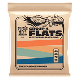 Ernie Ball Group 4 Stainless Steel Flatwound Electric Bass Strings 40-95 Gauge