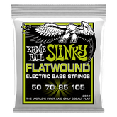 Ernie Ball Regular Slinky Cobalt Flatwound Electric Bass Strings 50-105 Gauge