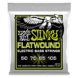 Ernie Ball Regular Slinky Cobalt Flatwound Electric Bass Strings 50-105 Gauge