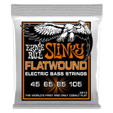 Ernie Ball Hybrid Slinky Cobalt Flatwound Electric Bass Strings 45-105 Gauge