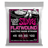 Ernie Ball Super Slinky Cobalt Flatwound Electric Bass Strings 45-100 Gauge