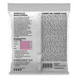 Ernie Ball Super Slinky Cobalt Flatwound Electric Bass Strings 45-100 Gauge