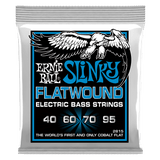 Ernie Ball Extra Slinky Cobalt Flatwound Electric Bass Strings 40-95 Gauge