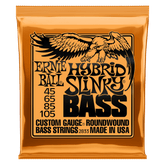 Ernie Ball Hybrid Slinky Nickel Wound Electric Bass Strings 45-105 Gauge