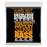 Ernie Ball Hybrid Slinky Stainless Steel Electric Bass Strings 45-105 Gauge