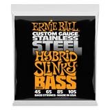 Ernie Ball Hybrid Slinky Stainless Steel Electric Bass Strings 45-105 Gauge