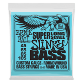 Ernie Ball Slinky Nickel Wound Super Long Scale Electric Bass Strings 45-105 Gauge