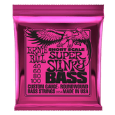 Ernie Ball Super Slinky Nickel Wound Short Scale Electric Bass Strings 40-100 Gauge