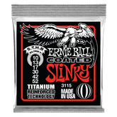 Ernie Ball Skinny Top Heavy Bottom Slinky Coated Titanium RPS Electric Guitar Strings 10-52 Gauge