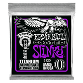 Ernie Ball Power Slinky Coated Titanium RPS Electric Guitar Strings 11-48 Gauge