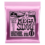 Ernie Ball Mega Slinky Nickel Wound Electric Guitar Strings 10.5-48 Gauge - 3 Pack