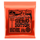Ernie Ball Skinny Top Heavy Bottom Slinky Nickel Wound Electric Guitar Strings 10-52 Gauge - 3 Pack