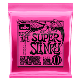 Ernie Ball Super Slinky Nickel Wound Electric Guitar Strings 9-42 Gauge - 3 Pack
