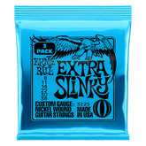 Ernie Ball Extra Slinky Nickel Wound Electric Guitar Strings 8-38 Gauge - 3 Pack