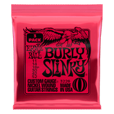 Ernie Ball Burly Slinky Nickel Wound Electric Guitar Strings 11-52 Gauge - 3 Pack