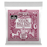 Ernie Ball Ernesto Palla Nylon Ball End Classical Guitar Strings - Black & Gold - 3 Pack