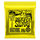 Ernie Ball Beefy Slinky Nickel Wound Electric Guitar Strings 11-54 Gauge - 3 Pack