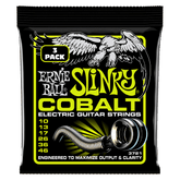 Ernie Ball Regular Slinky Cobalt Electric Guitar Strings 10-46 Gauge - 3 Pack