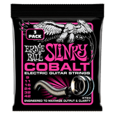 Ernie Ball Super Slinky Cobalt Electric Guitar Strings 9-42 Gauge - 3 Pack