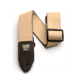 Ernie Ball Tri-Glide Italian Leather Guitar Strap in Tan