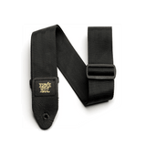 Ernie Ball Black Seatbelt Webbing Guitar Strap
