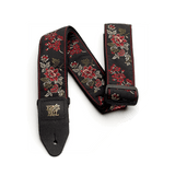 Ernie Ball Red Rose Jacquard Guitar Strap