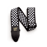 Ernie Ball Black and White Checkered Guitar Strap
