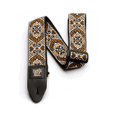 Ernie Ball Tribal Jacquard Guitar Strap in Brown