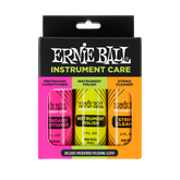 Ernie Ball Instrument Care 3-pack with Microfiber Polish Cloth