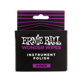 Ernie Ball Wonder Wipes Instrument Polish, 6-Piece