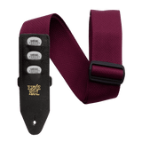 Ernie Ball Burgundy Pickholder Polypro Guitar Strap