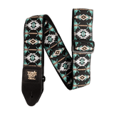 Ernie Ball Southwestern Turquiouse Jacquard Guitar Strap