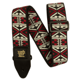 Ernie Ball Primal Red Jacquard Guitar Strap