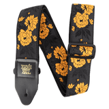 Ernie Ball Jacquard Guitar Strap in Tangerine Rose